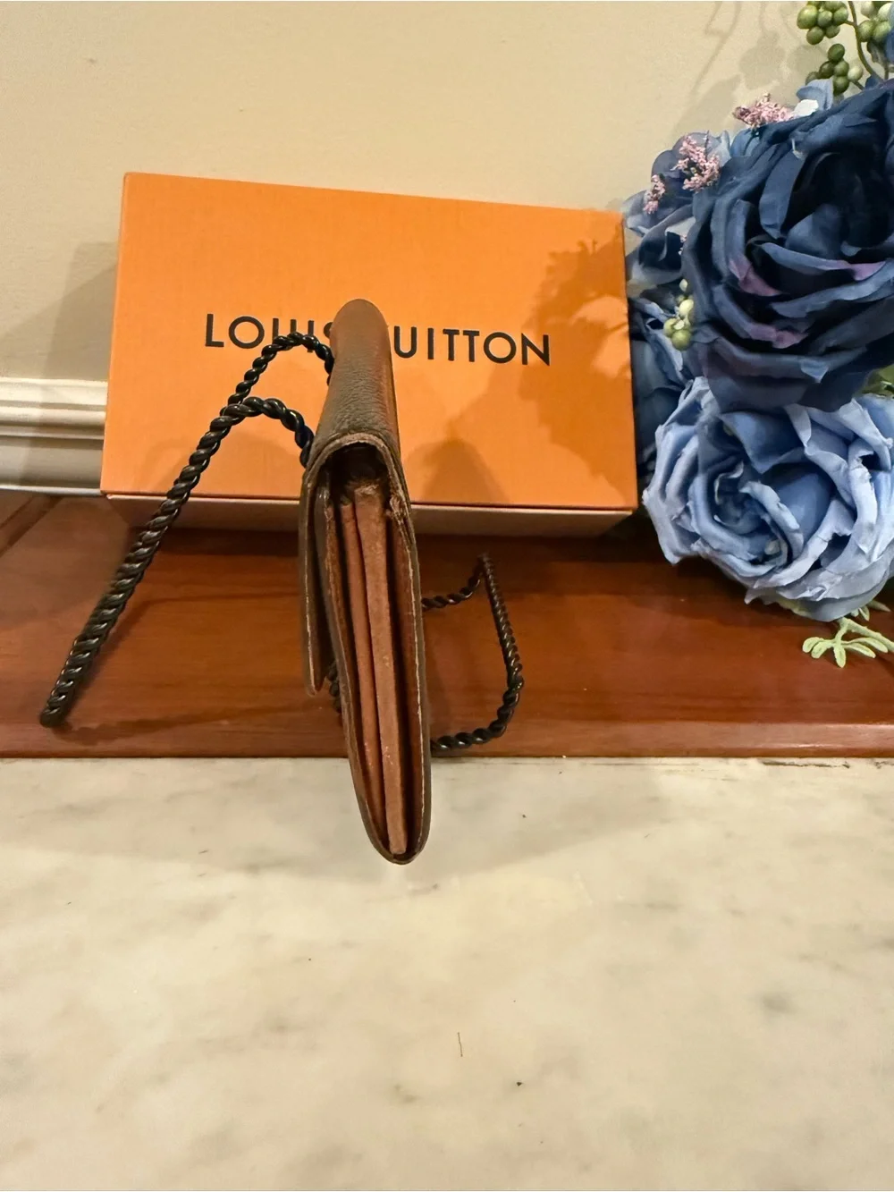 Louis Vuitton Brown Monogram Canvas Snap Wallet